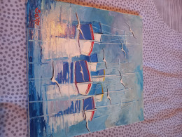 Reflet Dans Le Petit Port - Acryl