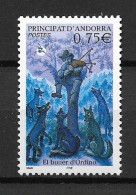 ANDORRE FR ,  No 589 , NEUF , ** , SANS CHARNIERE, TTB . - Unused Stamps