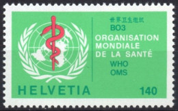 SUISSE SWITZERLAND 1986 - 1v - MNH - World Health Organization - WHO OMS - Health - Santé - Neuf - OMS