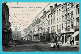 * Cureghem - Anderlecht (Brussel - Bruxelles) * (nr 9) La Rue De Fiennes, Tramway, Animée, Unique, TOP, Rare - Anderlecht