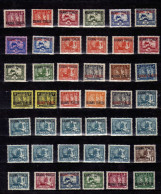 Kouang-Tscheou - (1937-42) -  Timbres D'Indochine Surcharges -   Neufs** - MNH - Quelques Sans Gomme - Neufs