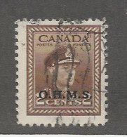 25658) Canada OHMS 1949 - Overprinted