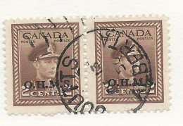 25659) Canada OHMS 1949 - Aufdrucksausgaben