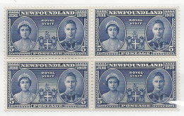 25670r) Canada Mint No Hinge ** Newfoundland 1939 Block - 1908-1947
