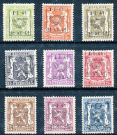 Belgique - Belgie - PRE455/463 - Préoblitérés - Série 20 - 1941 - MNH - Tipo 1936-51 (Sigillo Piccolo)