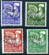 FRANCE SERIE PREOBLITEREE N° 119/122 NEUVE ** GOMME SANS CHARNIERE - COTE 45 € - 1953-1960