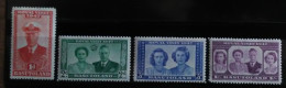 Basutoland: Año. 1947 - Visita Real (Rey George VI Reina Elizabeth). SG. Números, *32/35 C.P.T.A. 4/Valores. - 1933-1964 Colonia Británica