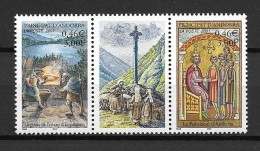 ANDORRE FR ,  Nos 543/544 , NEUFS , ** , SANS CHARNIERE, TTB . - Unused Stamps