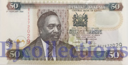 KENYA 50 SHILLINGS 2004 PICK 41b UNC - Kenia