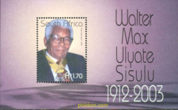 187532 MNH SUDAFRICA 2003 PERSONALIDAD - Nuevos