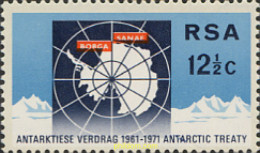 231173 MNH SUDAFRICA 1971 10 ANIVERSARIO DEL TRATADO ANTARTICO - Unused Stamps
