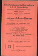 Les Appareils Lance-flamme  Edition De 1925  (PPP45910) - Français