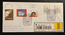 Österreich 2006 Weihnachten Mi. 2626 (2x) + Mi. 2576, 2563 FDC, R-Brief Sonderstempel CHRISTKINDL - Storia Postale