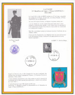 12° Bataillon De Ligne "Prince LEOPOLD" 1915-1985 LA PANNE - Commemorative Documents