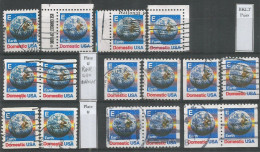 USA 1988 "E" Rate Stamp SC.#2277 +2279+2282 : Cpl Issue Sheet + Margin/corner - Coil + Plate # - Booklets With Pairs - Collections