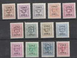 Belgique - Belgie - PRE699/711 - Préoblitérés - Série 53 - 1960 - MNH - Typos 1951-80 (Ziffer Auf Löwe)
