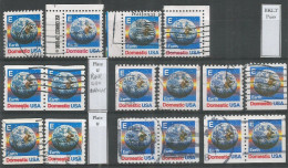 USA 1988 "E" Rate Stamp SC.#2277 +2279+2282 : Cpl Issue Sheet + Margin/corner - Coil + Plate # - Booklets With Pairs - Varietà, Errori & Curiosità