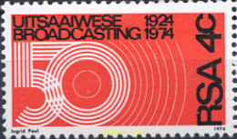281494 MNH SUDAFRICA 1974 CINCUENTENARIO DE LA RADIODIFUSION - Unused Stamps