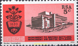 281493 MNH SUDAFRICA 1974 MONUMENTO A LOS EMIGRANDES BRITANICOS - Unused Stamps