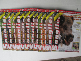 LOT DE 12 REVUES LE CHASSEUR DE SANGLIER 2013 CHASSE N° 191 à 202  ANNEE COMPLETE - Caza/Pezca