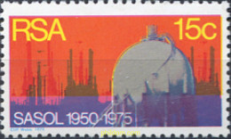 281497 MNH SUDAFRICA 1975 25 ANIVERSARIO DE LA SOCIEDAD CORPORATIVA SUDAFRICANA DEL CARBON, PETROLEO Y GAS - Neufs