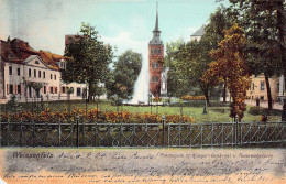 Weissenfels - Mit Promenade,Kriegerdenkmal U.Feuerwehrturm Gel.1904 - Weissenfels