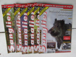 LOT DE 6 REVUES LE CHASSEUR DE SANGLIER 2014 CHASSE - Fischen + Jagen