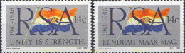 281612 MNH SUDAFRICA 1986 25 ANIVERSARIO DE LA FUNDACION DE LA REPUBLICA - Unused Stamps