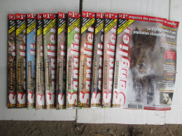 LOT DE 11 REVUES LE CHASSEUR DE SANGLIER 2015 CHASSE N° 215 à 226 - Jacht/vissen