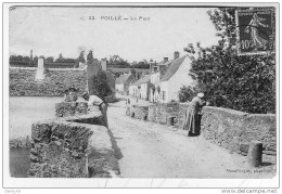 CPA   POILLE Le Pont - Pontvallain