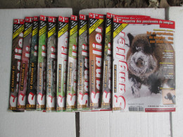 LOT DE 11 REVUES LE CHASSEUR DE SANGLIER 2016 CHASSE N° 227 à 238 - Caza/Pezca