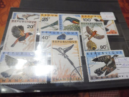 Rwanda 233/242 Used Oblitéré Gestempelt Oiseaux Vogels Birds - Usati