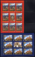 ROMANIA 2013 : CASTLES IN TRANSYLVANIA, 4 Used Small Sheets - Registered Shipping! - Oblitérés