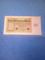 GERMANIA-P115b 5 MILIARDI M  5.9.1923 - - 5 Mrd. Mark