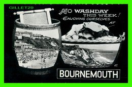 BOURNEMOUTH, DEVON, UK - NO WASHDAY THIS WEEK ! - MULTIVUES - TRAVEL IN 1963 - PUB. BY DEARDEN & WADE - - Bournemouth (ab 1972)