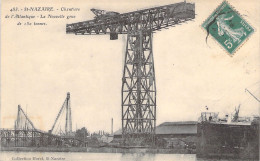 FRANCE - St Nazaire - Chantiers De L'atlantique - La Nouvelle Grue De 150 Tonnes - Carte Postale Ancienne - Saint Nazaire