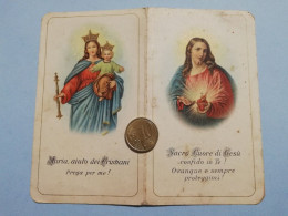 P136 Calendarietto Semestrino Religioso 1940 Santuario Sacro Cuore Bologna - Petit Format : 1921-40