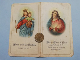 P136 Calendarietto Semestrino Religioso 1940 Santuario Sacro Cuore Bologna - Formato Piccolo : 1921-40