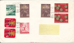 Japan Cover Sent To Denmark 22-11-1964 With More Topic Stamps - Storia Postale