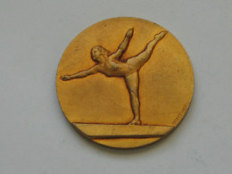 Médaille De Gymnastique - Poutre  *** EN ACHAT IMMEDIAT *** - Gymnastiek