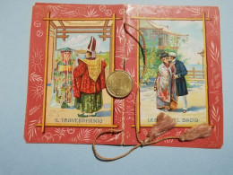 P150 Calendarietto Cina Lezione Del Bacio 1906 Raro - Kleinformat : 1901-20