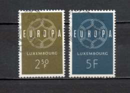 LUXEMBOURG    N° 567 + 568    OBLITERES   COTE 1.25€    EUROPA - Used Stamps