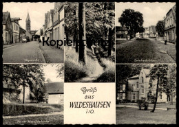 ÄLTERE POSTKARTE GRUSS AUS WILDESHAUSEN IN OLDENBURG SÖGESTRASSE ZWISCHENBRÜCKEN Eingangsstempel Dresdner Bank Bonn AK - Wildeshausen