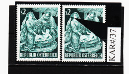 KAR#/37 ÖSTERREICH 1963 Michl 1143 PLATTENFEHLER FARBFLECK ** Postfrisch SIEHE ABBILDUNG - Plaatfouten & Curiosa