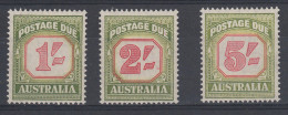 Australia 1953 Postage Due 1/- To 5/- MLH - Impuestos