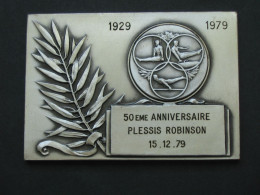 Médaille De Gymnastique - 50 Eme Anniversaire Plessis Robinson 15.12.79   *** EN ACHAT IMMEDIAT *** - Gimnasia