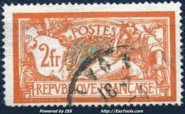 TIMBRE FRANCE MERSON 2fr N° 145c VARIETE ECUSSON BRISE OBLITERE - COTE 305 € - Usati