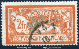 TIMBRE FRANCE MERSON 2fr N° 145c VARIETE ECUSSON BRISE OBLITERE - COTE 305 € - Used Stamps