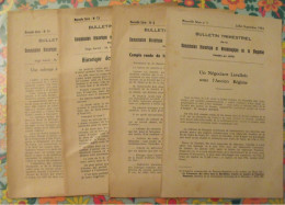 4 Bulletins Trimestriels De La Commission Historique Et Archéologique De La Mayenne. 1964-1967. Laval - Pays De Loire