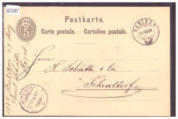 CARTE ENTIER POSTAL OBLITEREE " BUBIKON " - GANZSACHE - TB - Bubikon